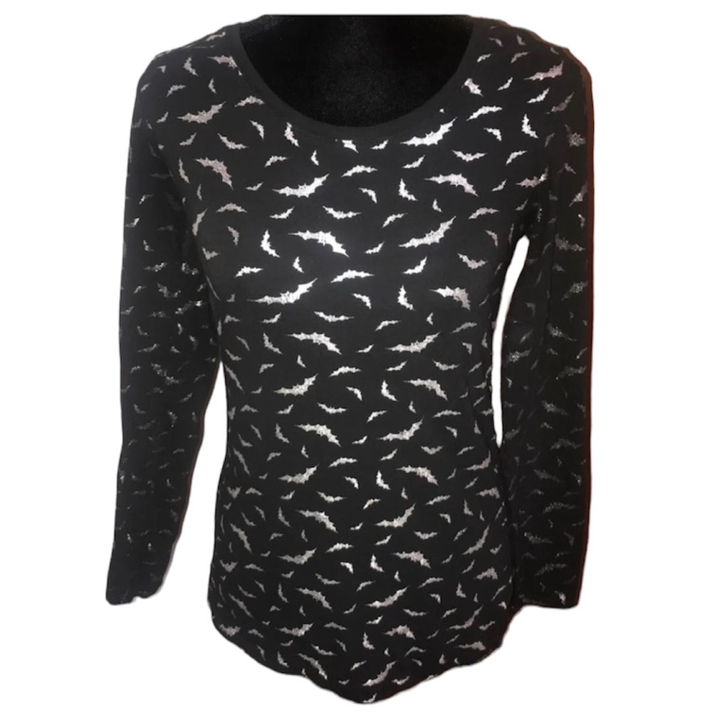 Silver Bats long sleeve top